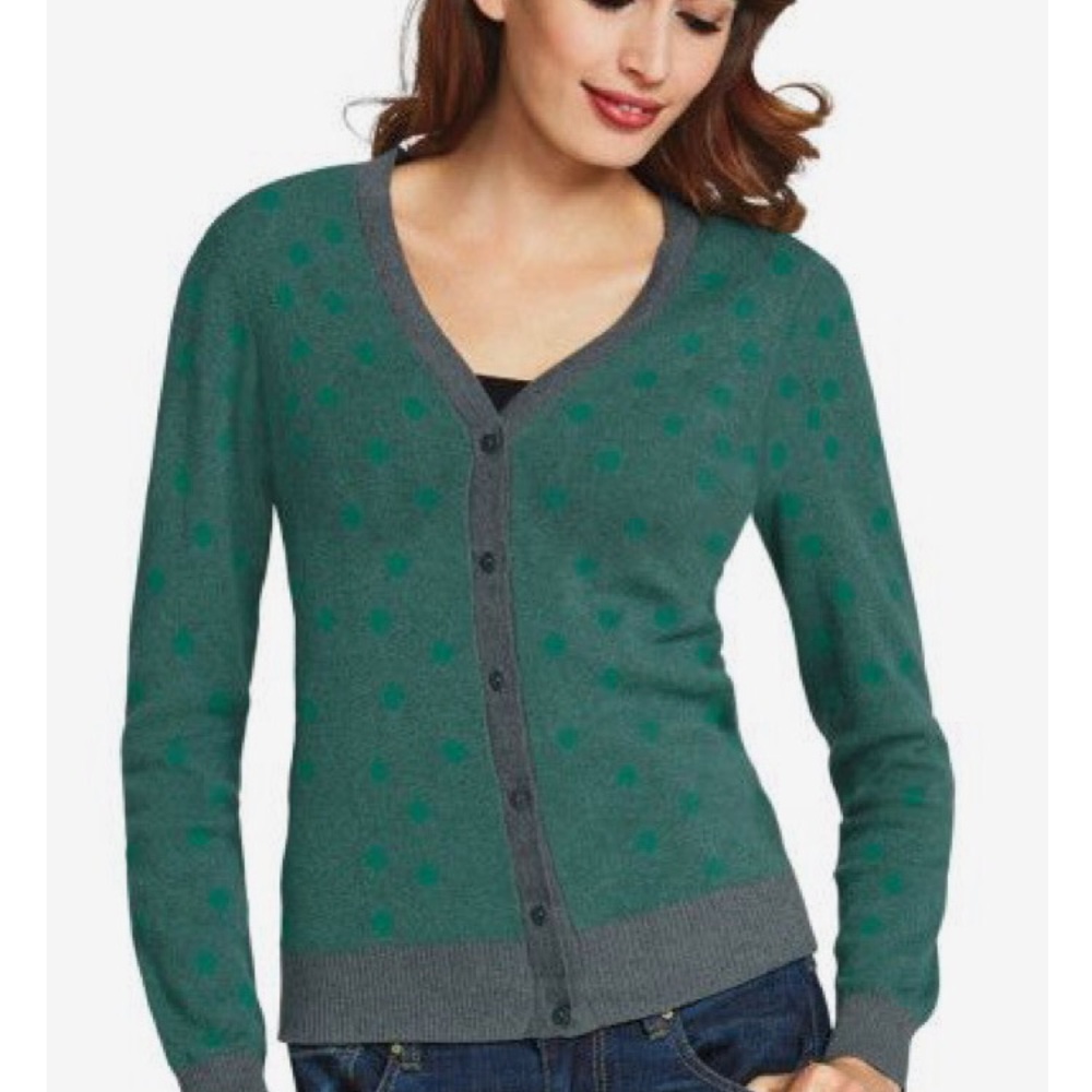 Cabi Polka Dot Cardigan